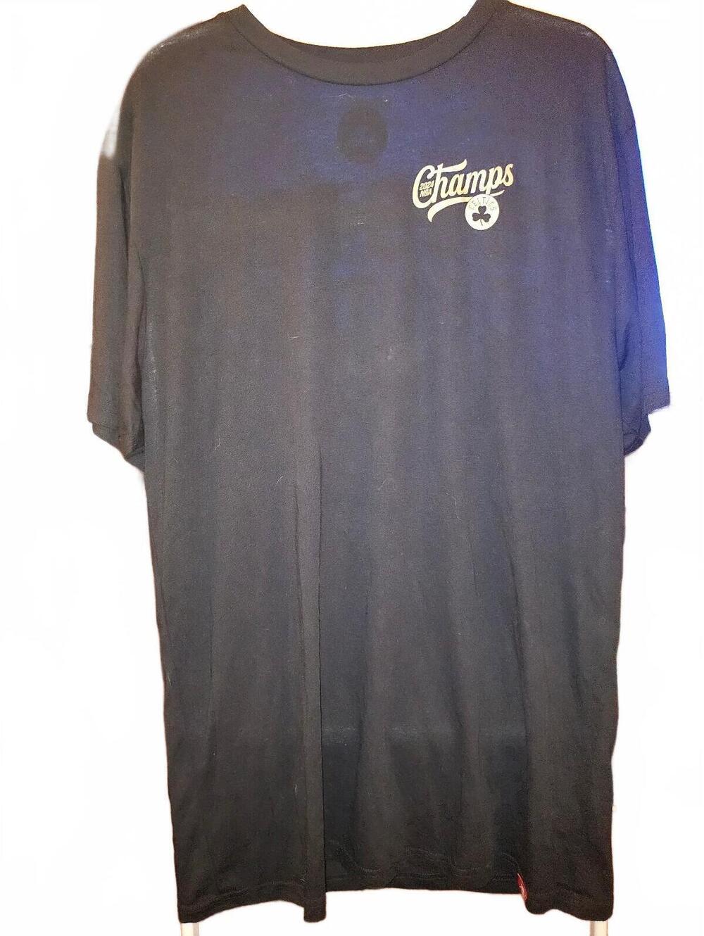 Sportiqe Boston Celtics 2024 NBA Finals Champions Comfy T-Shirt - Size 3XL - EUC
